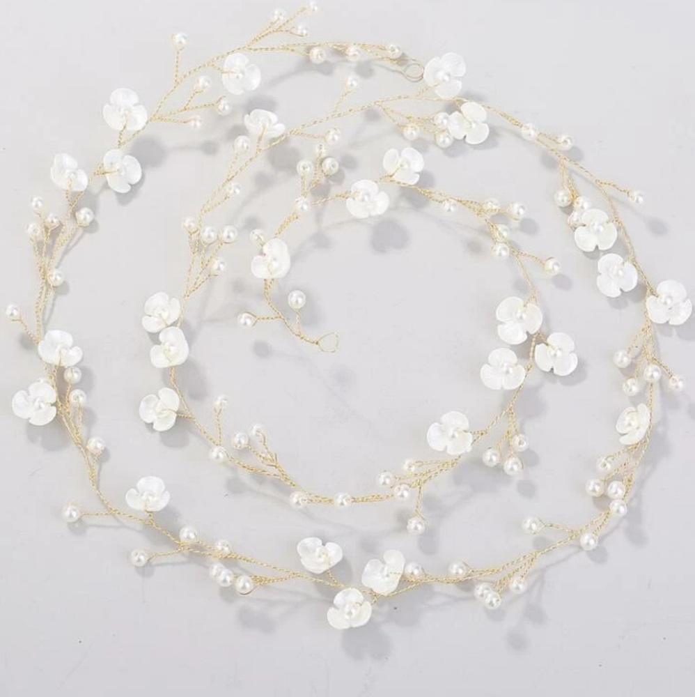 🆕️Elegant Faux Pearl Hair Vine Accessorie - Picture 4 of 15